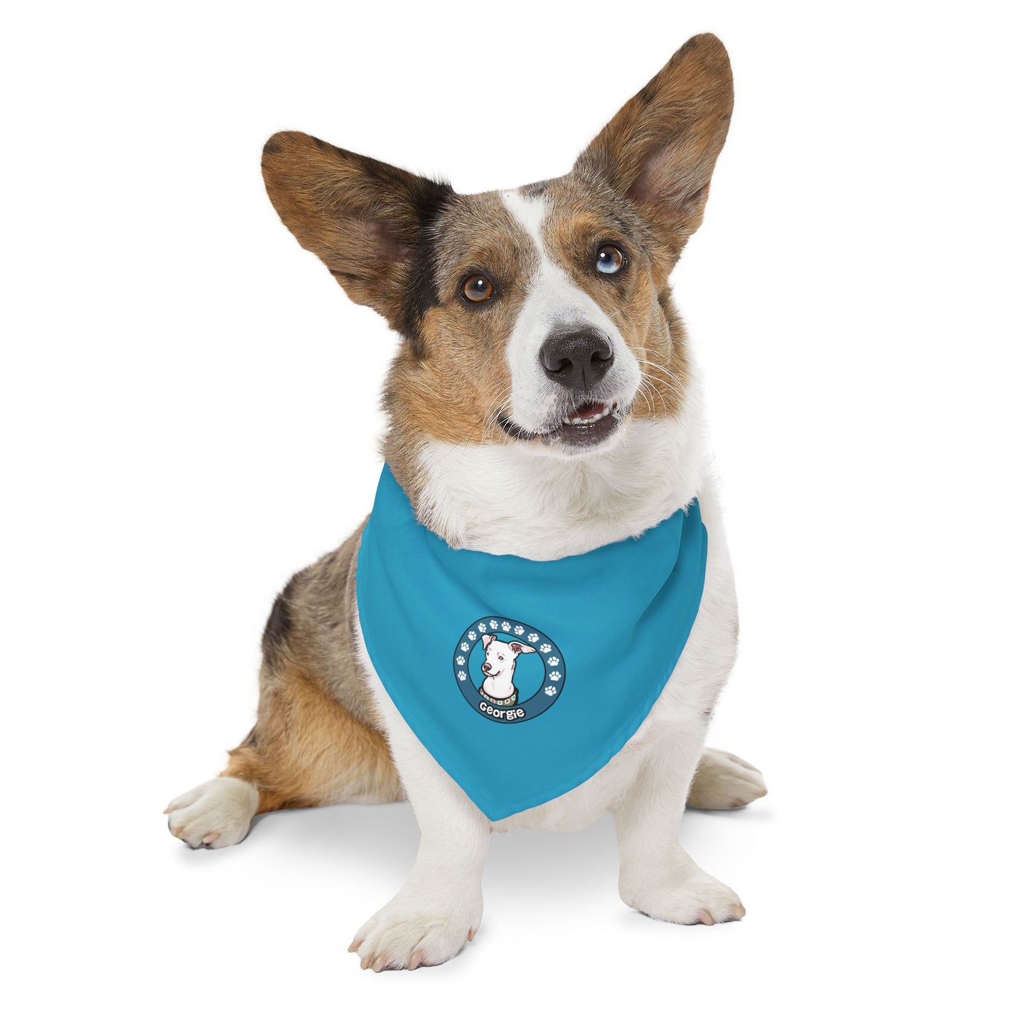 Georgie Pet Bandana Collar - Stylish Dog Accessory for Celebrations, Holidays & Everyday Wear
