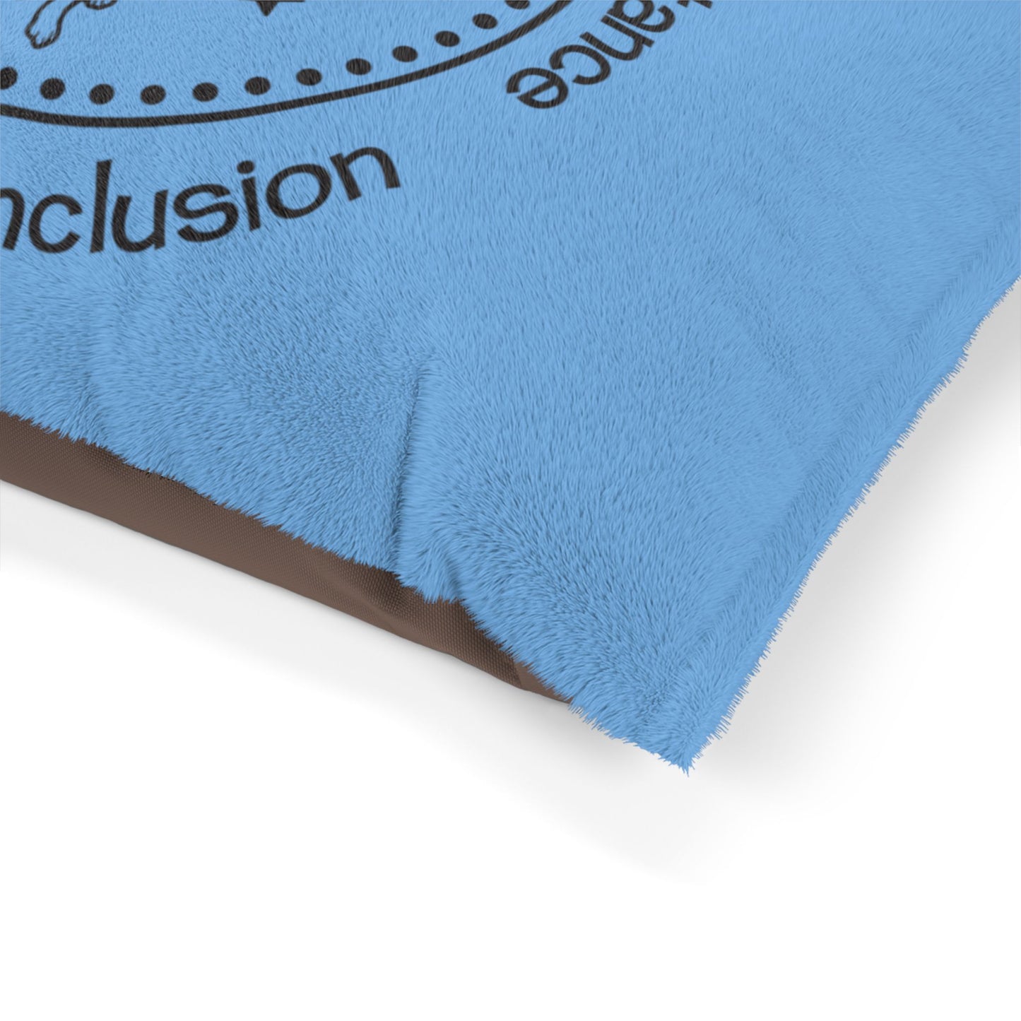 Blue Piglity Soft Velvety Pet Bed