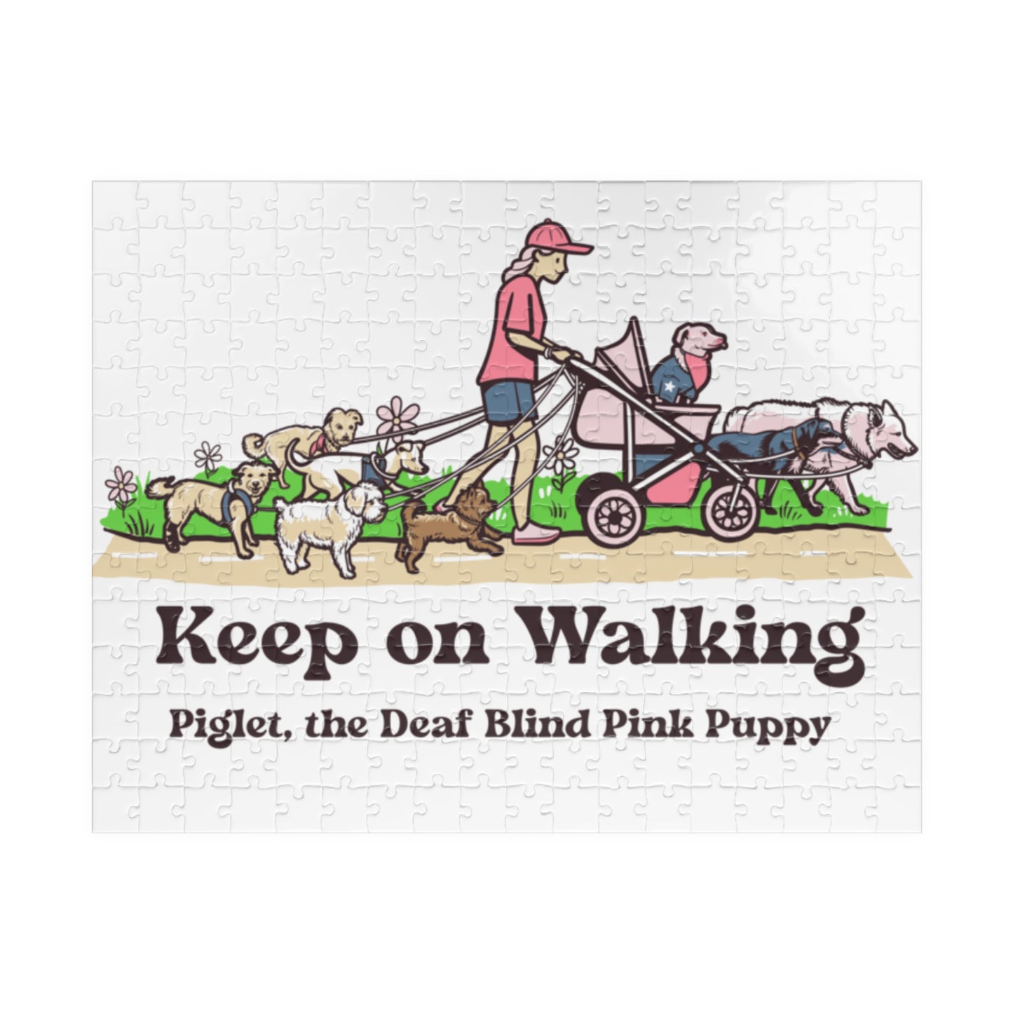 Piglet and his pack walking puzzle