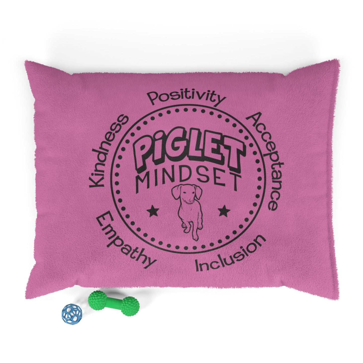 Pink Piglity Soft Velvety Pet Bed