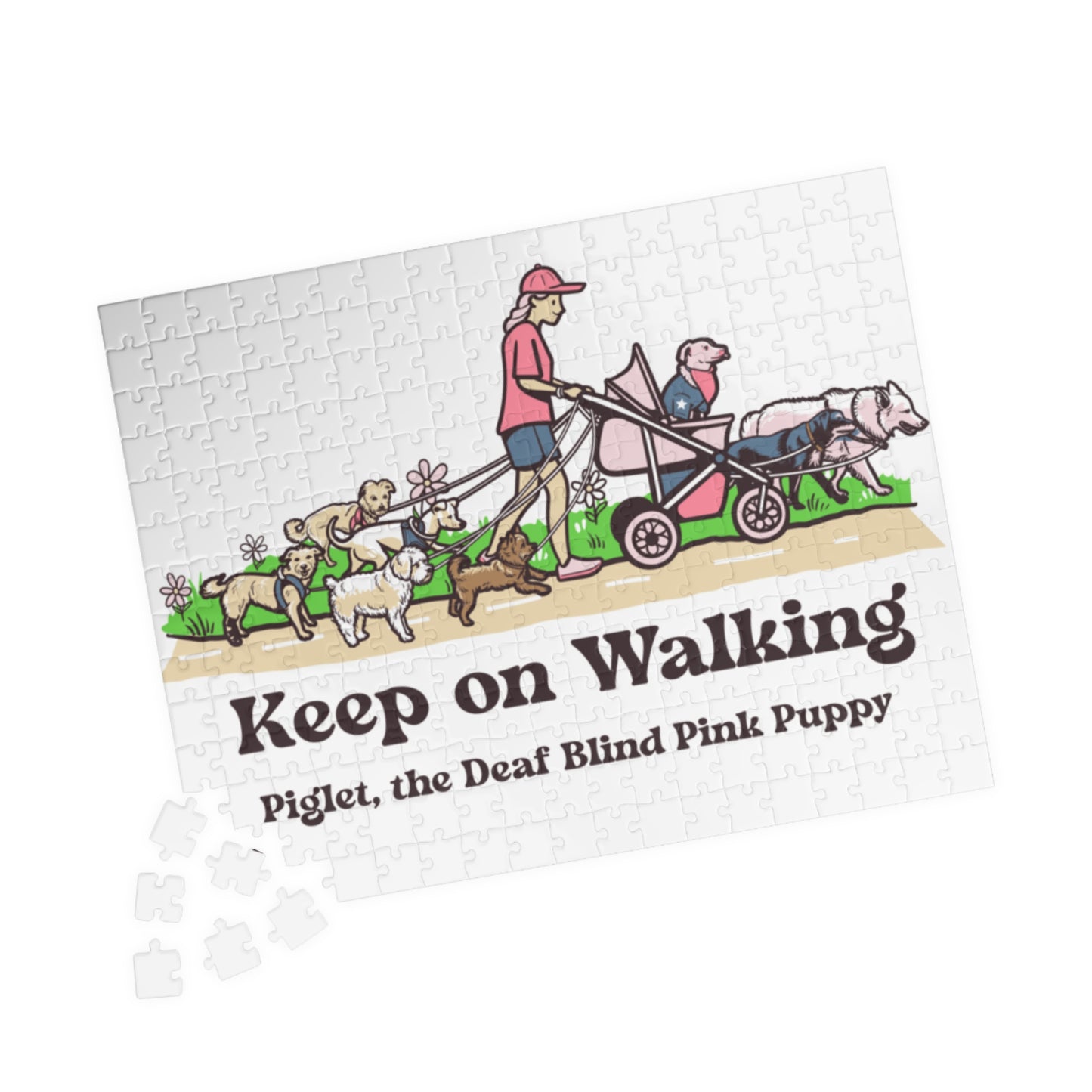 Piglet and his pack walking puzzle