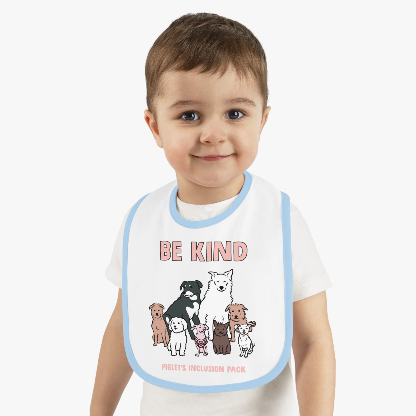 Piglet's Pack Be Kind Jersey Bib