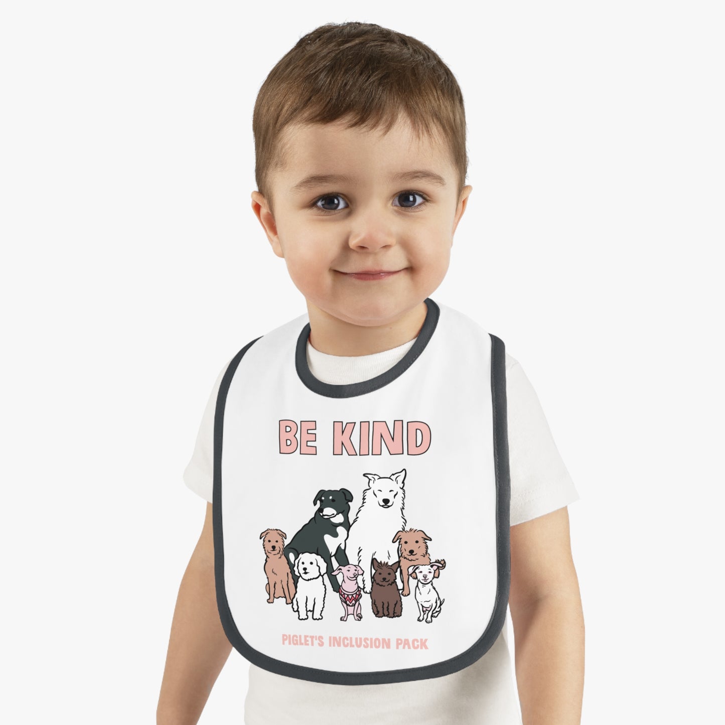 Piglet's Pack Be Kind Jersey Bib