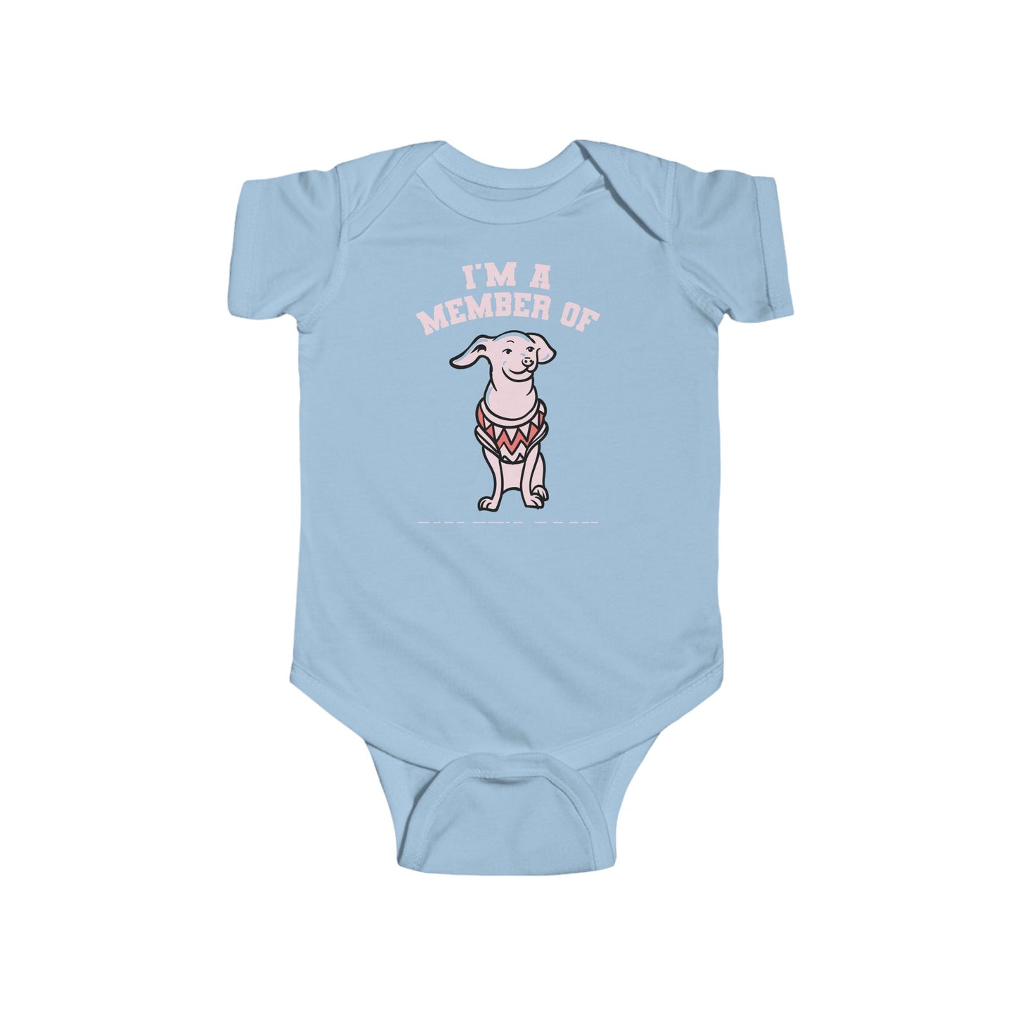 I'm a Member of Piglet's Pack Infant Fine Jersey Bodysuit
