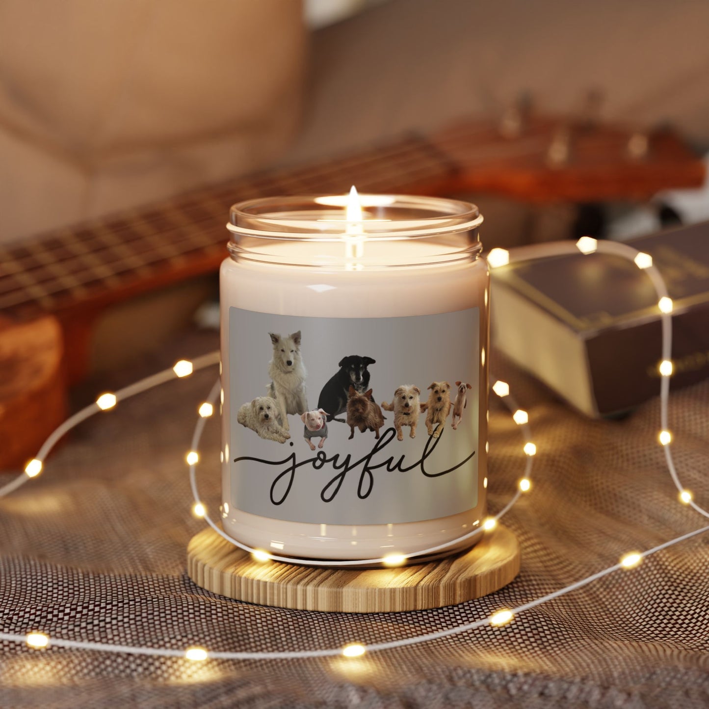 Piglet and his pack Joyful Scented Soy Candle, 9oz