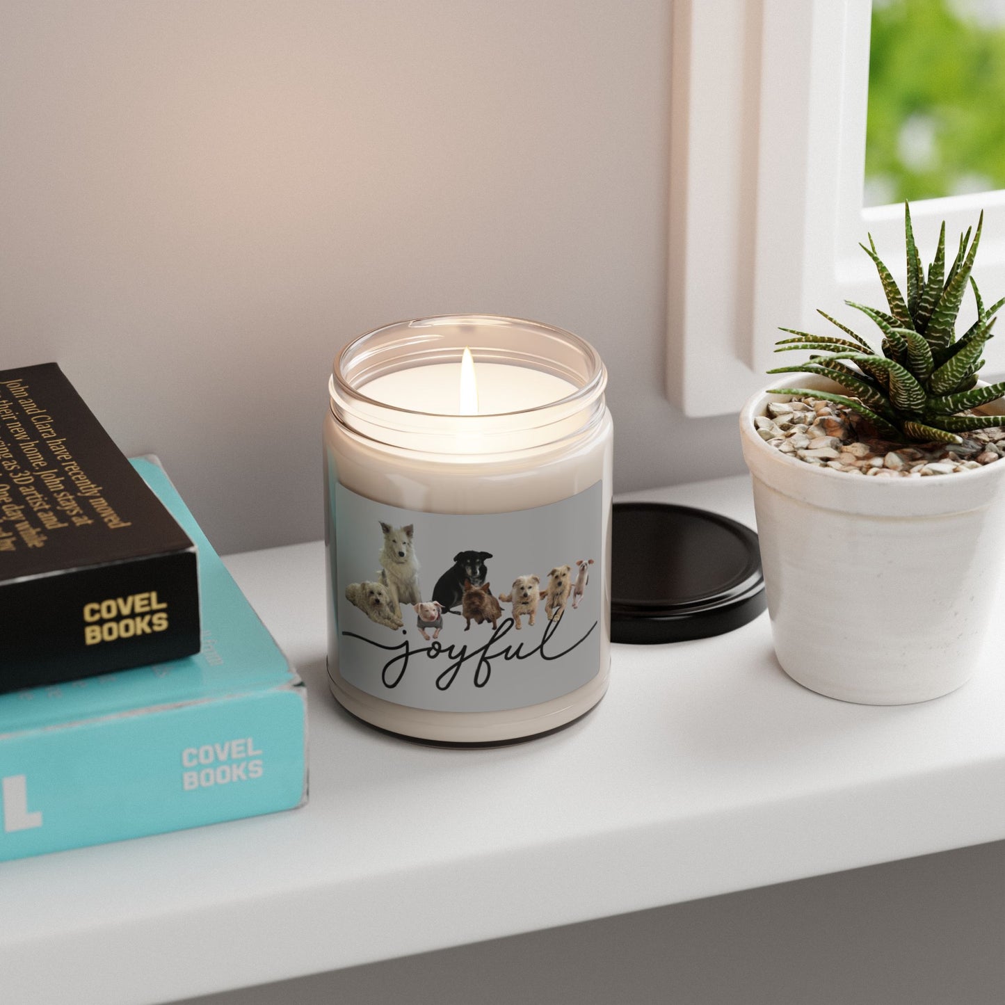 Piglet and his pack Joyful Scented Soy Candle, 9oz