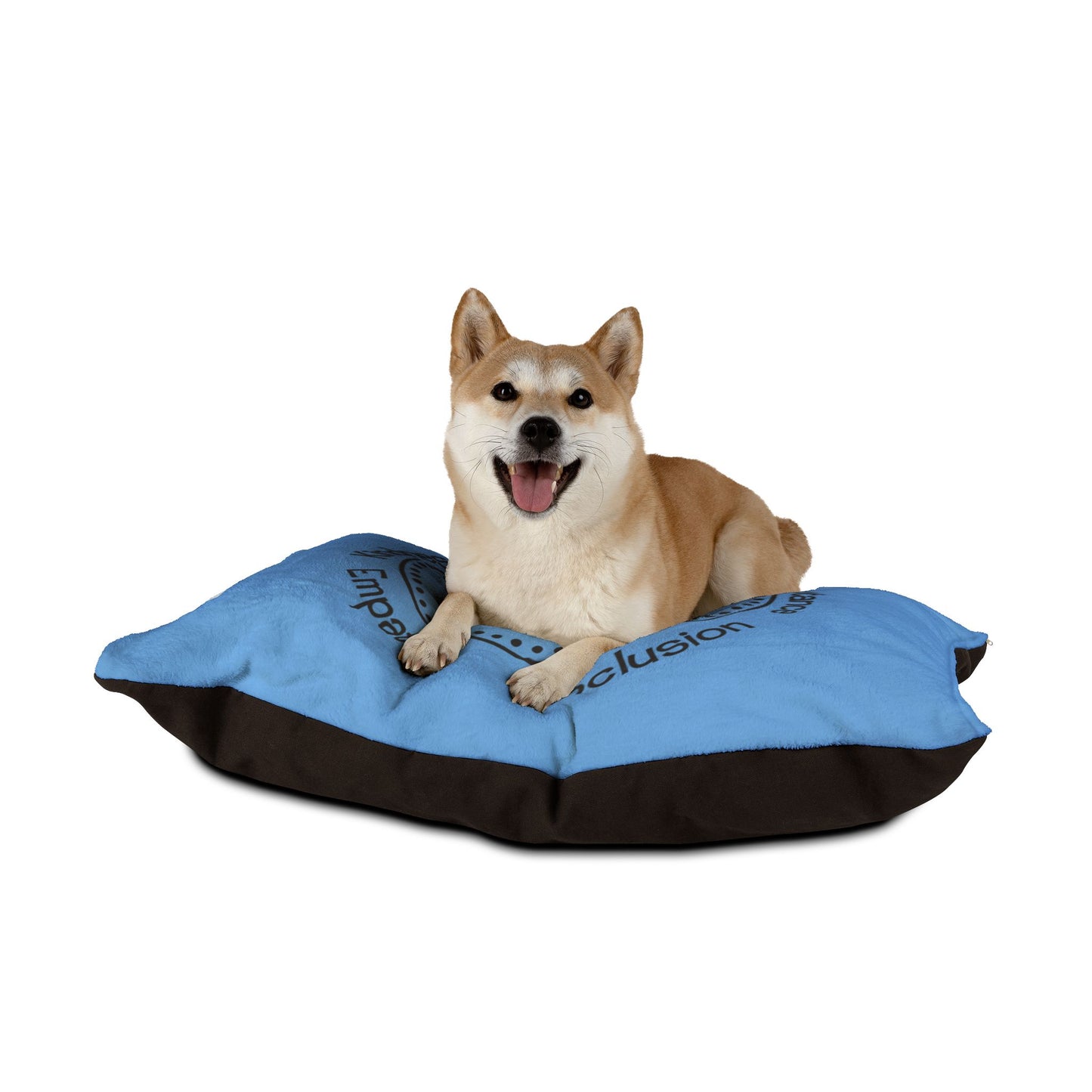 Blue Piglity Soft Velvety Pet Bed