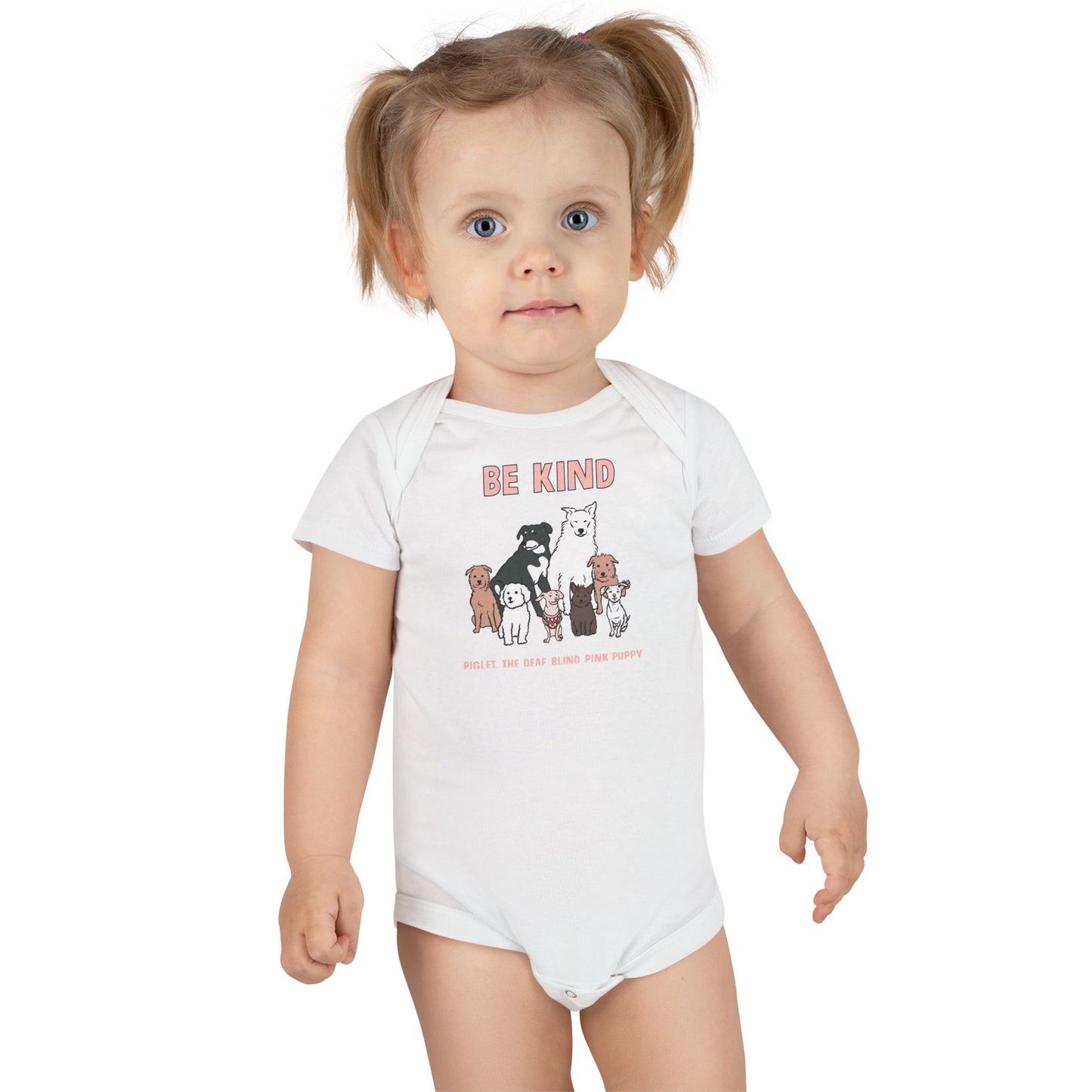 Piglet's Be Kind Baby Short Sleeve Onesie®