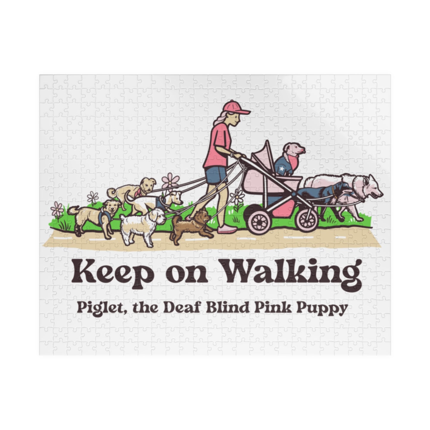Piglet and his pack walking puzzle
