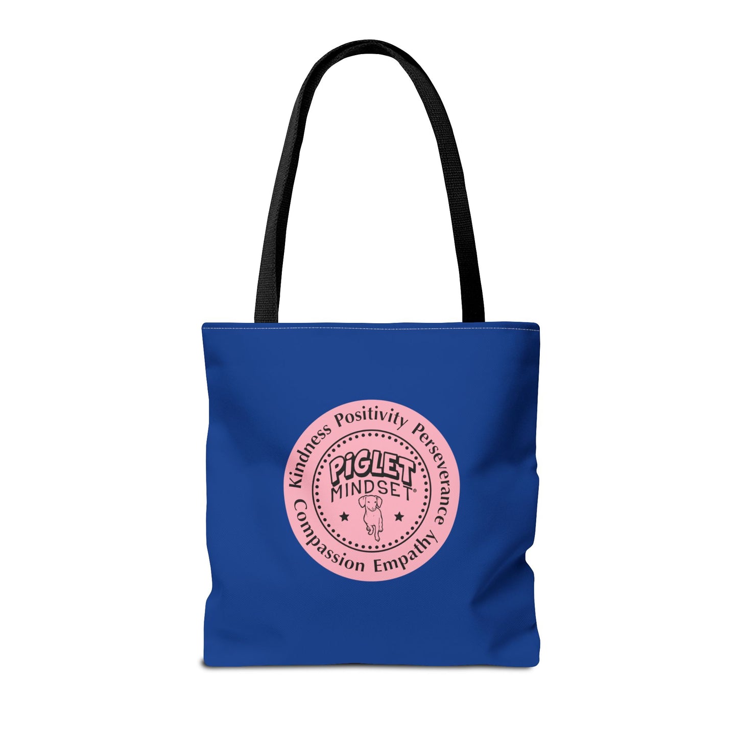 Kindness is King Southern Swing/Piglet Mindset Retro Tote Bag- Inspirational Blue Tote for Piglet Fans in the South!
