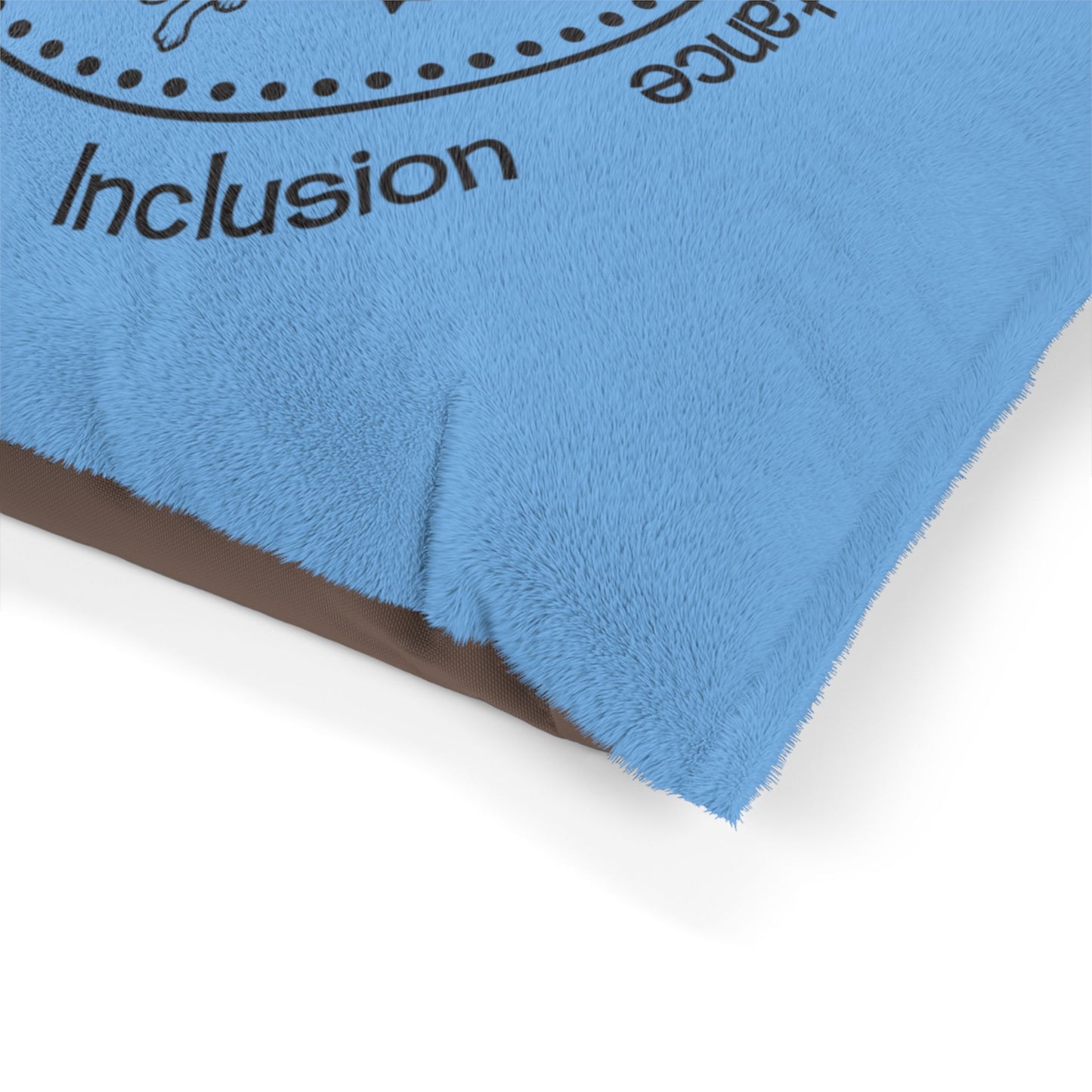 Blue Piglity Soft Velvety Pet Bed