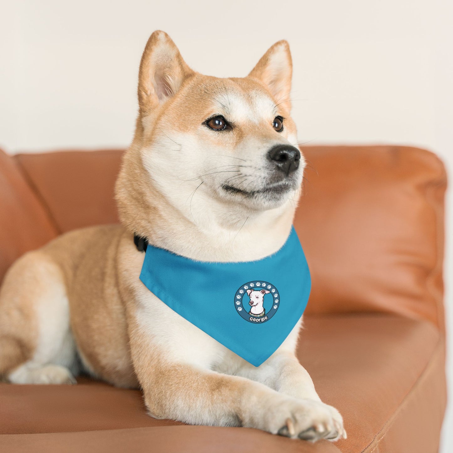 Georgie Pet Bandana Collar - Stylish Dog Accessory for Celebrations, Holidays & Everyday Wear