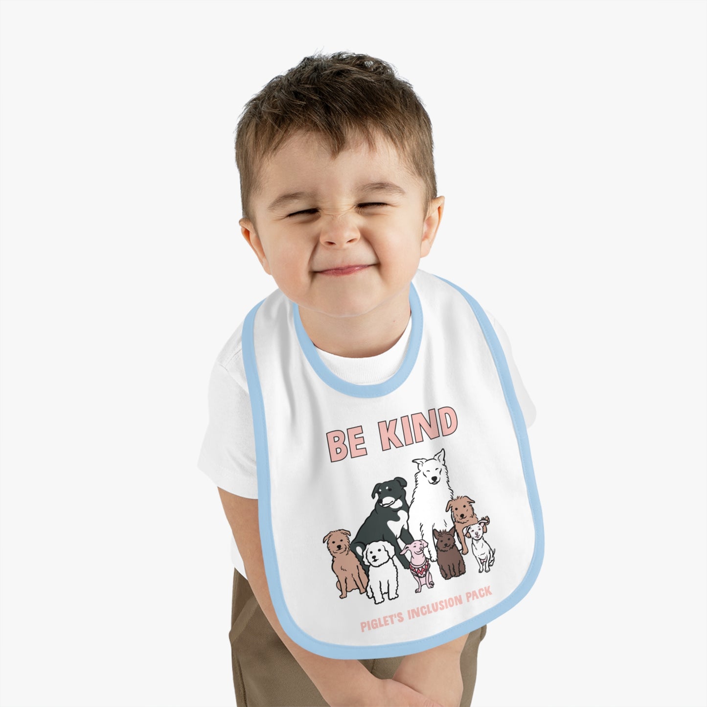 Piglet's Pack Be Kind Jersey Bib