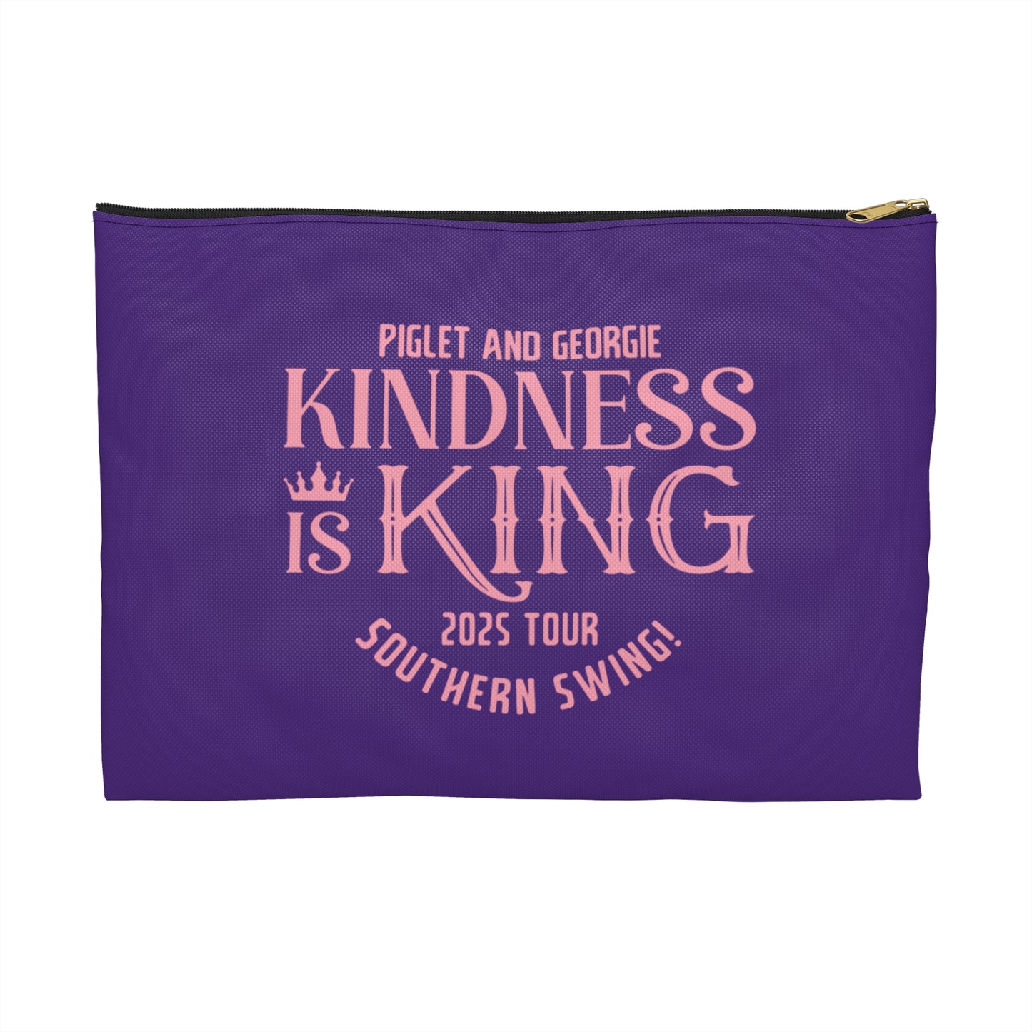 Piglet Mindset Inspirational Accessory Pouch – Kindness, Positivity & Empathy