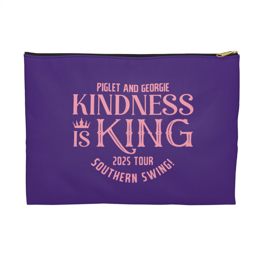 Piglet Mindset Inspirational Accessory Pouch – Kindness, Positivity & Empathy