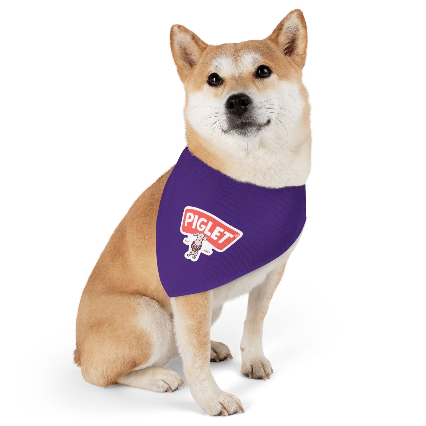 Piglet Bandana Collar - Stylish Dog Accessory for Celebrations, Holidays & Everyday Wear