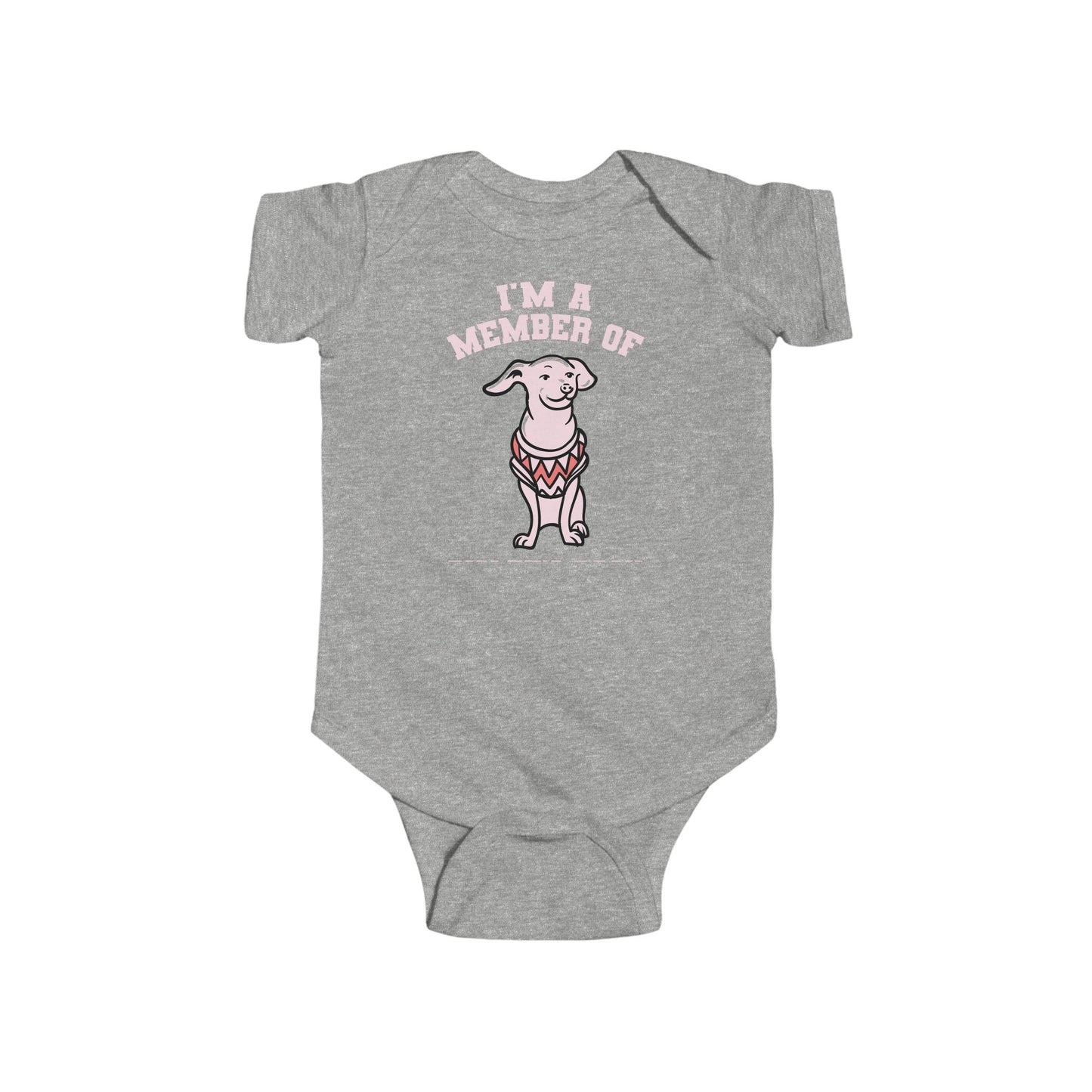 I'm a Member of Piglet's Pack Infant Fine Jersey Bodysuit