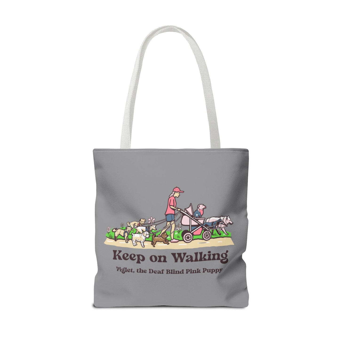 Copy of Piglet West Coast Tour tote bag with Bonus Keep on Walking Design