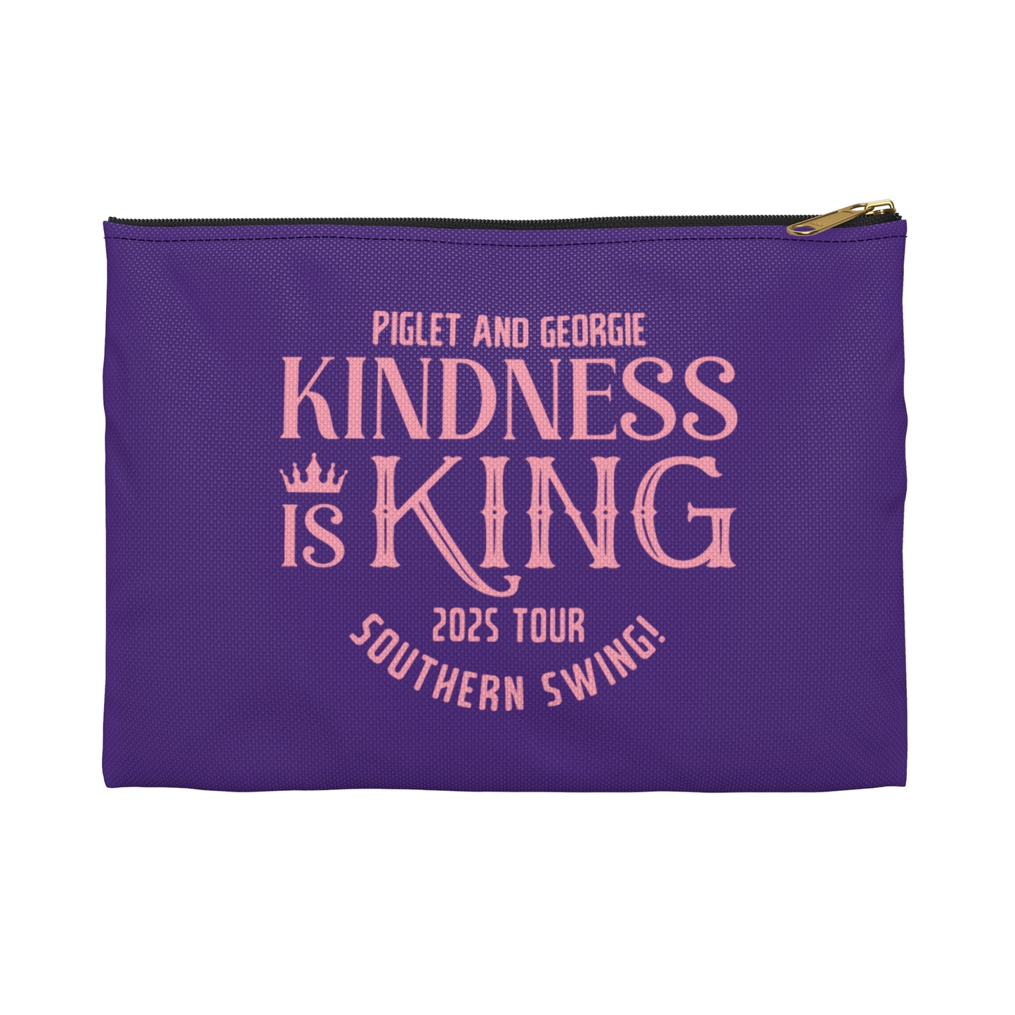 Piglet Mindset Inspirational Accessory Pouch – Kindness, Positivity & Empathy