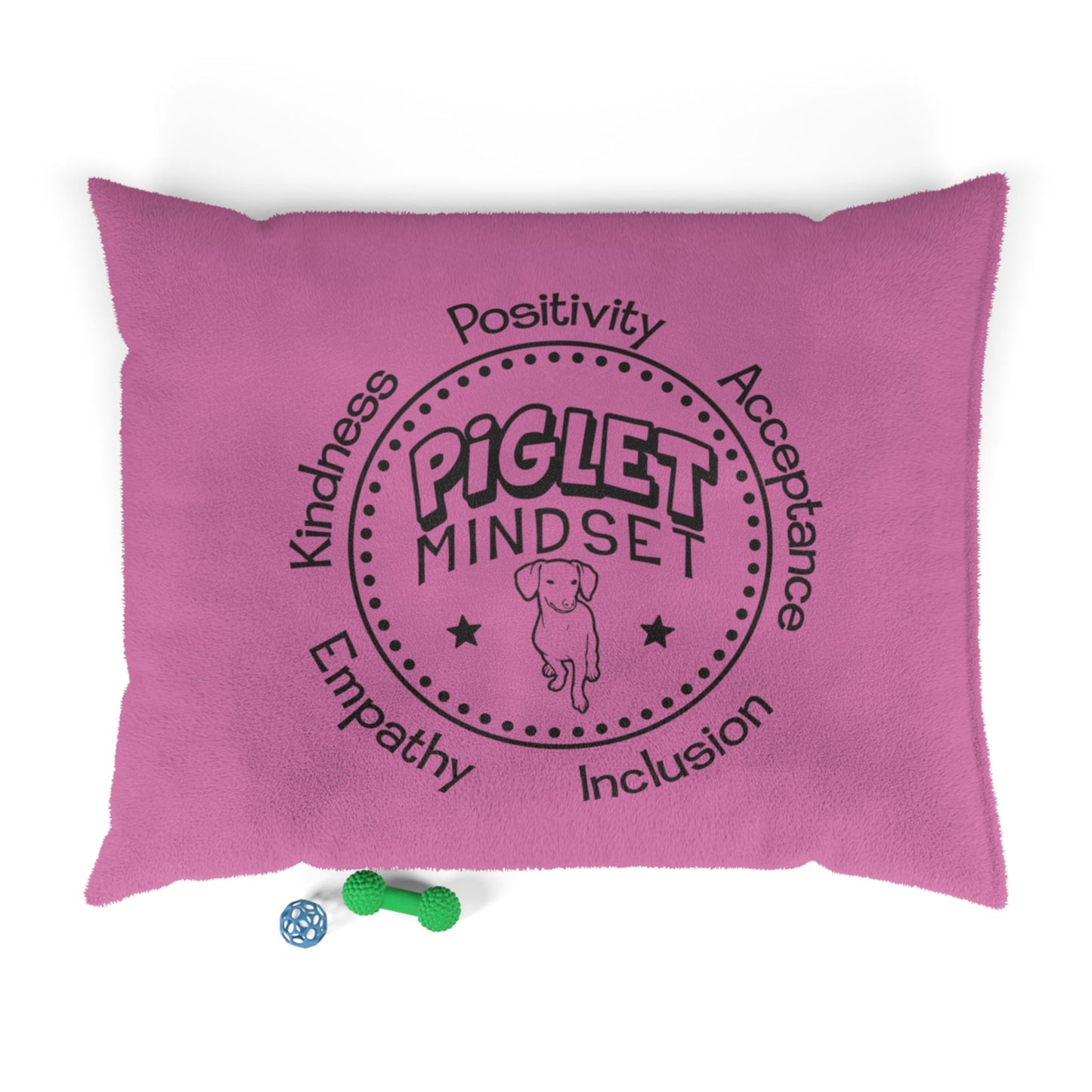 Pink Piglity Soft Velvety Pet Bed