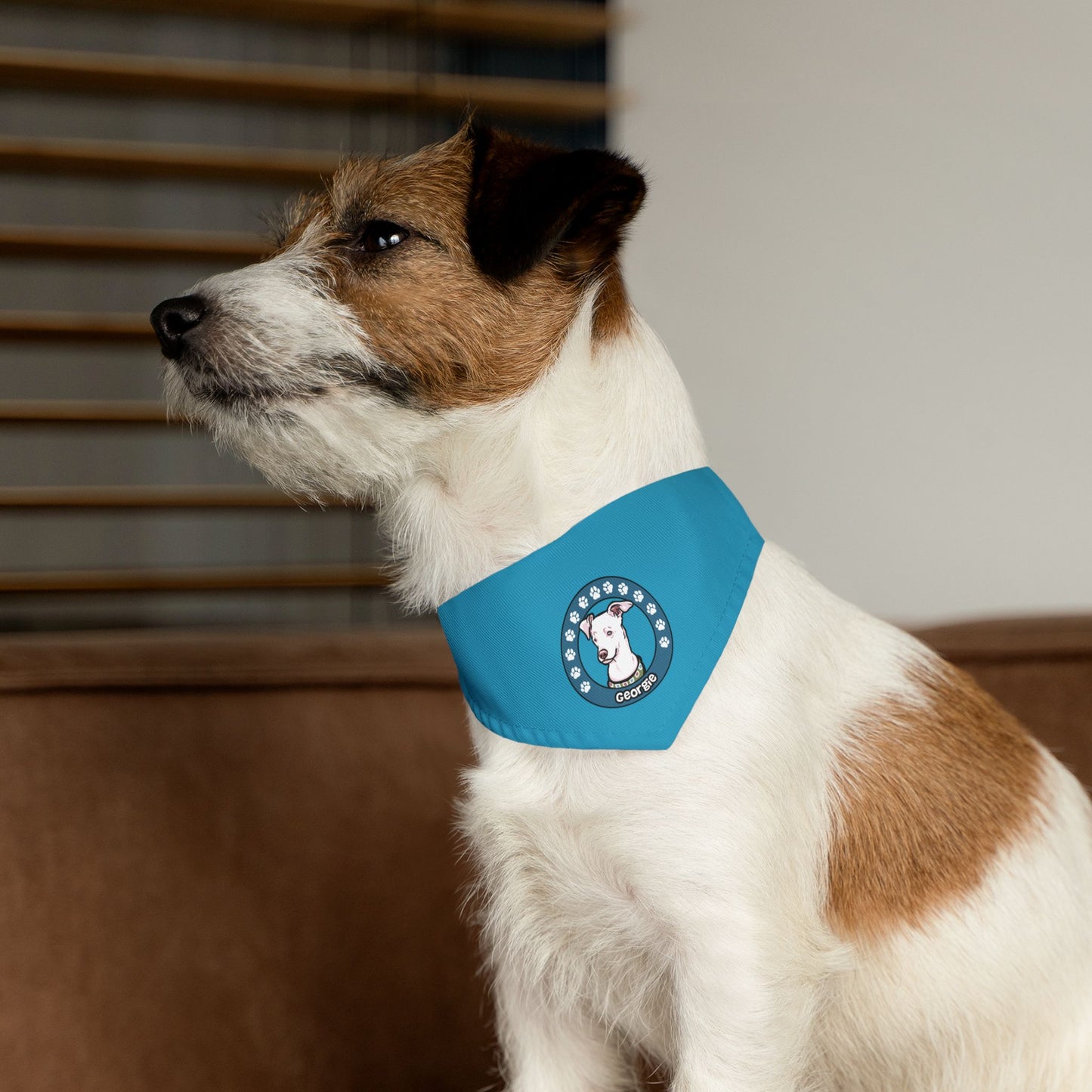 Georgie Pet Bandana Collar - Stylish Dog Accessory for Celebrations, Holidays & Everyday Wear