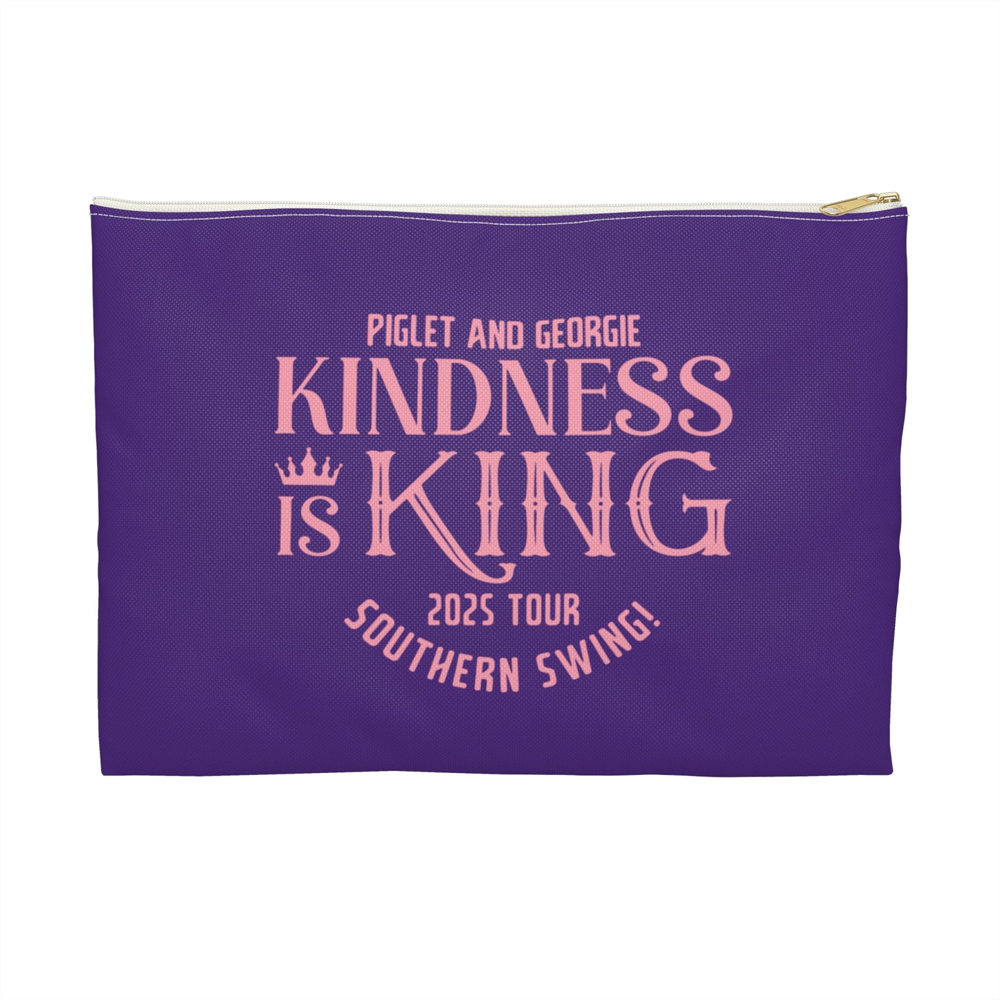Piglet Mindset Inspirational Accessory Pouch – Kindness, Positivity & Empathy