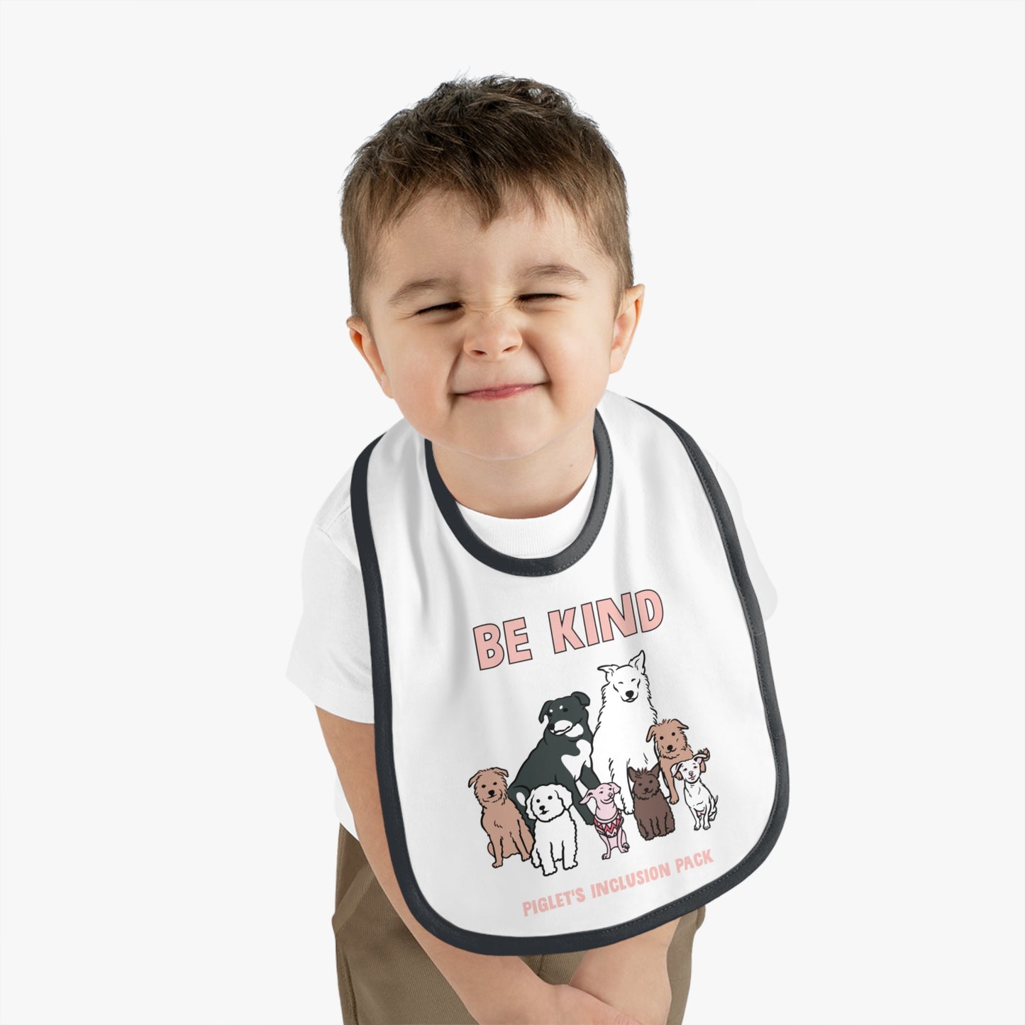 Piglet's Pack Be Kind Jersey Bib