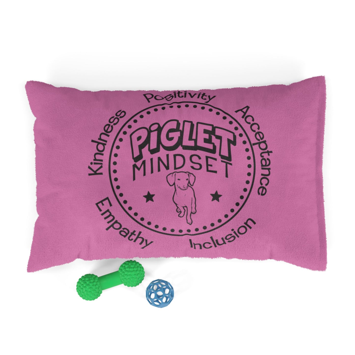 Pink Piglity Soft Velvety Pet Bed