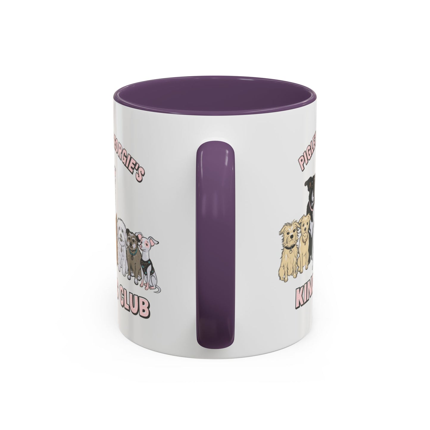 Piglet and Georgie's Kindness Club Accent Coffee Mug (11, 15oz)