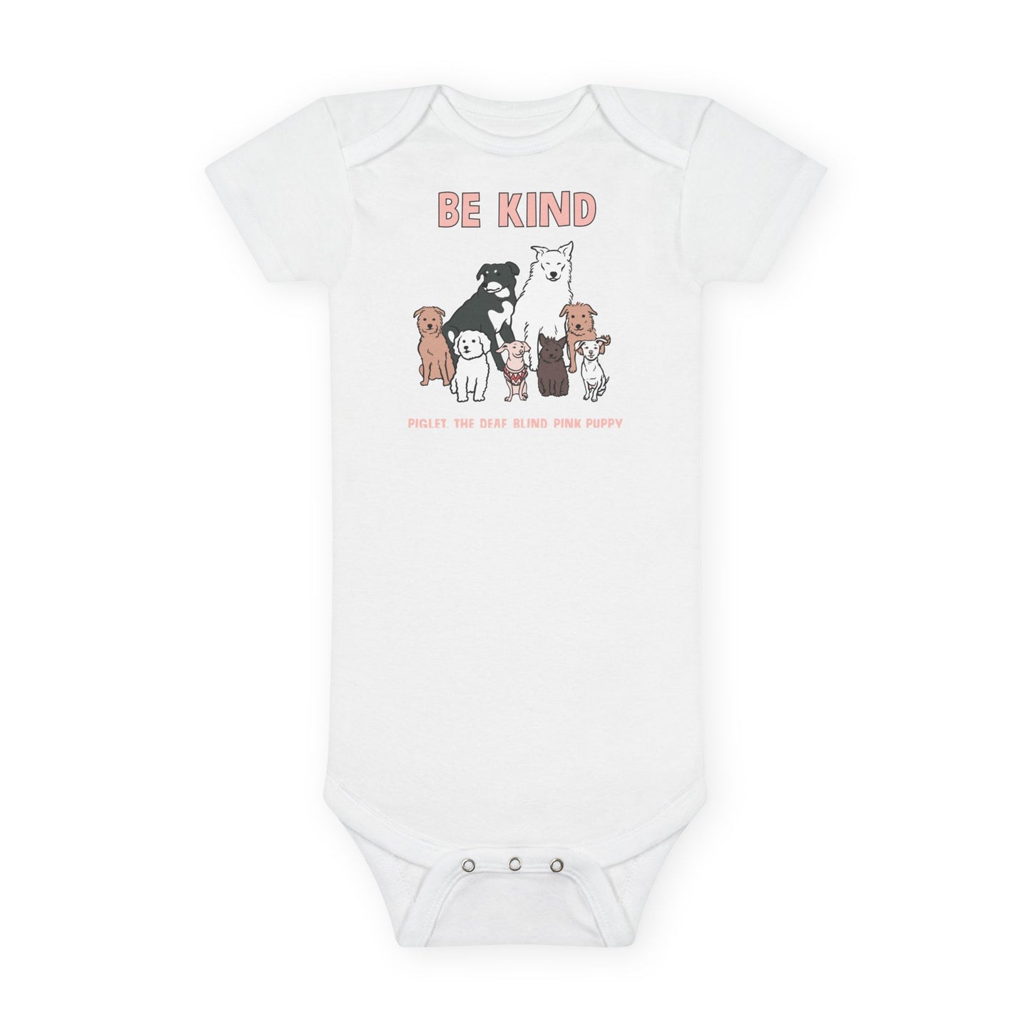 Piglet's Be Kind Baby Short Sleeve Onesie®