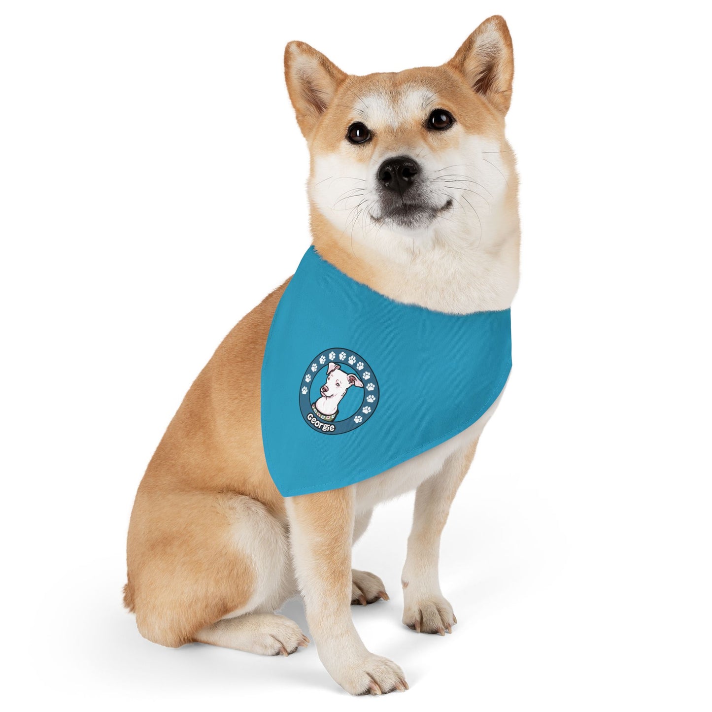 Georgie Pet Bandana Collar - Stylish Dog Accessory for Celebrations, Holidays & Everyday Wear