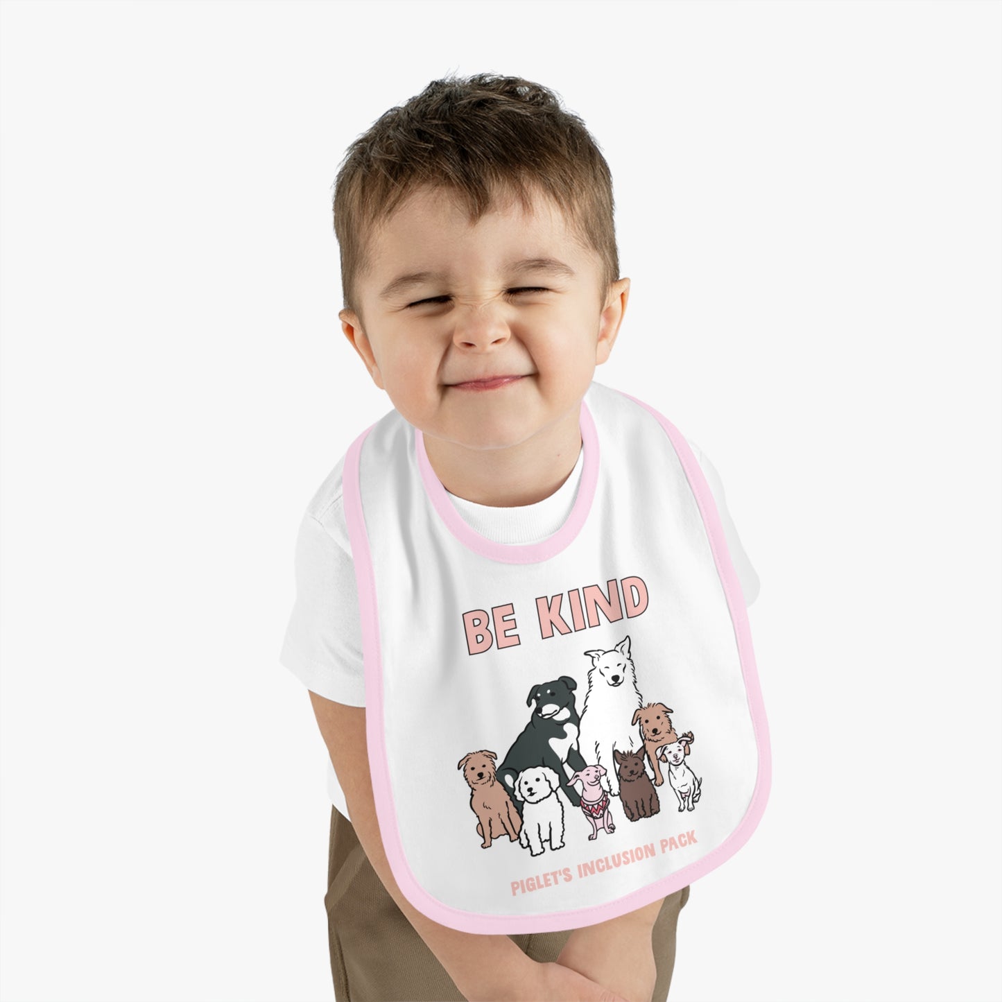 Piglet's Pack Be Kind Jersey Bib