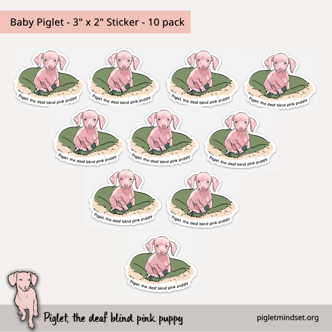 Baby Piglet - 3" Sticker