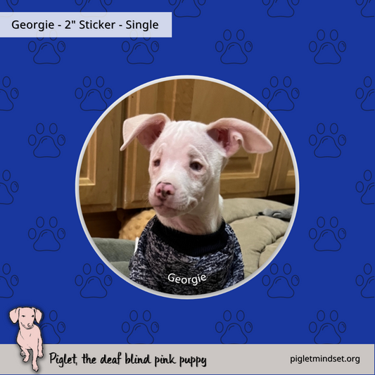 Single 2 inch sticker of little Georgie