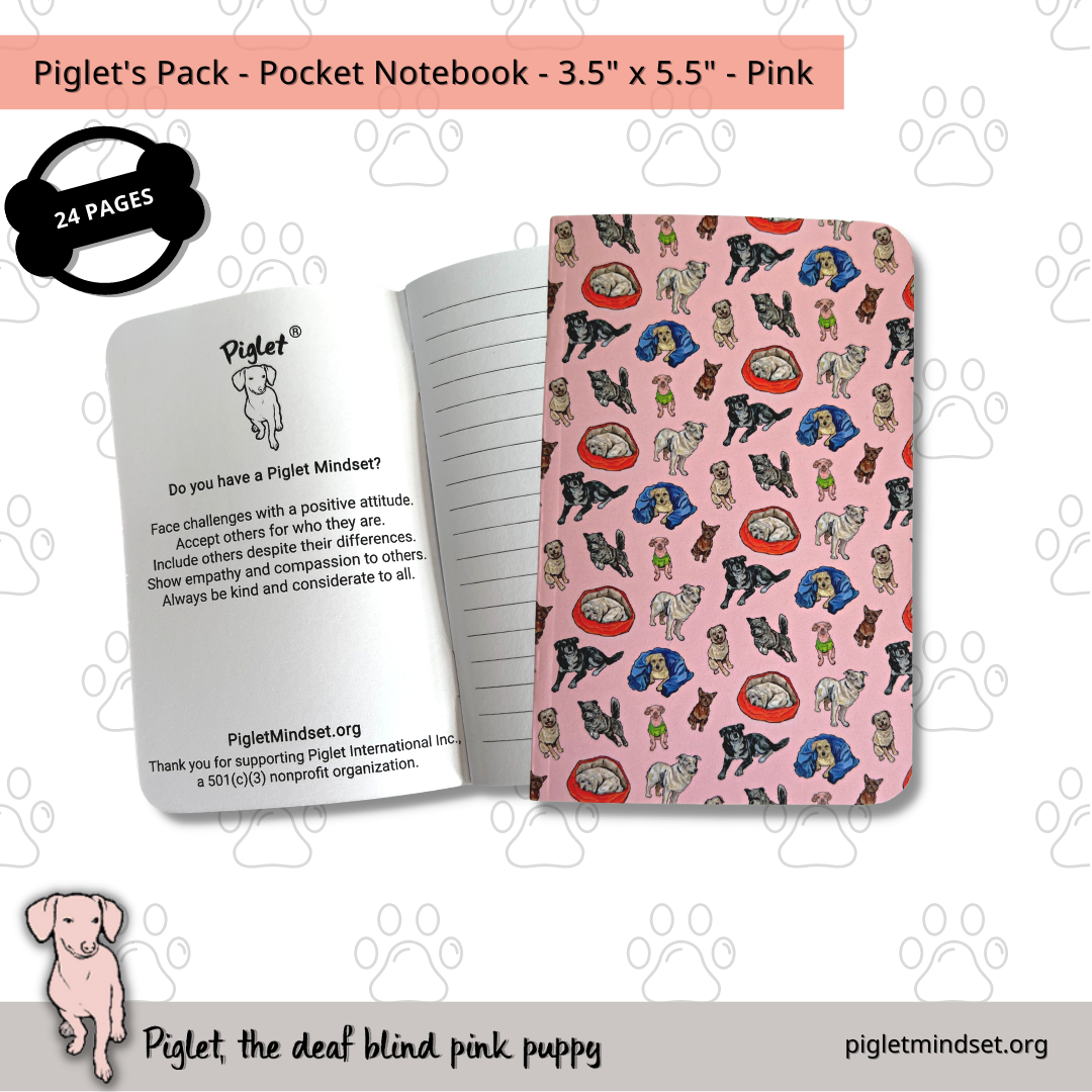 Piglet's Inclusion Pack - Pocket Notebook - 3" x 5"