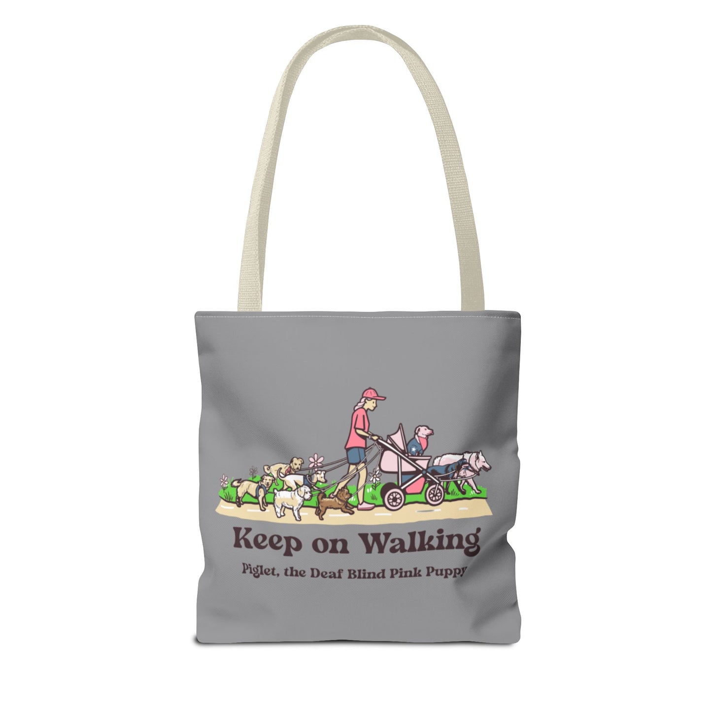 Copy of Piglet West Coast Tour tote bag with Bonus Keep on Walking Design