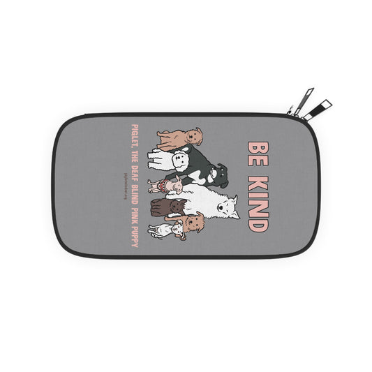 Gray Piglet Passport Wallet