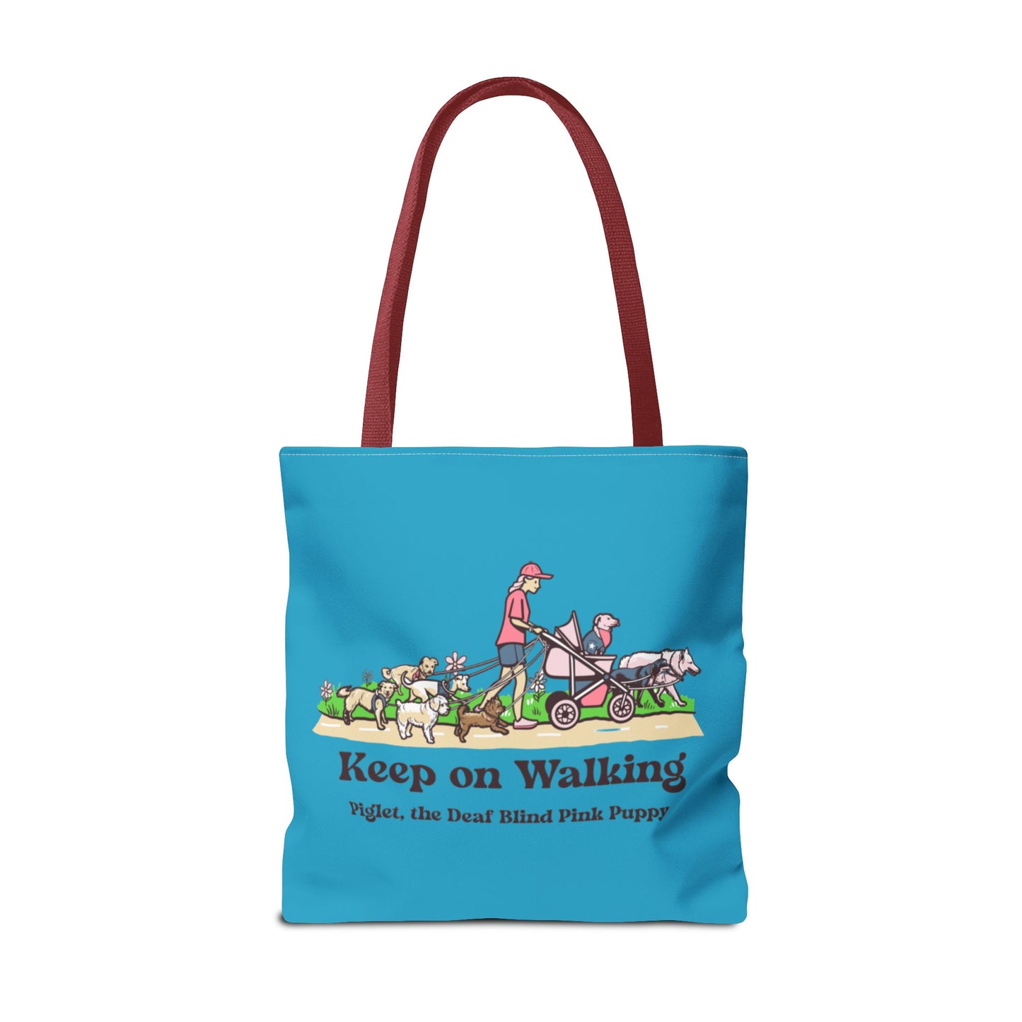 Piglet West Coast Tour tote bag with Bonus Keep on Walking Design