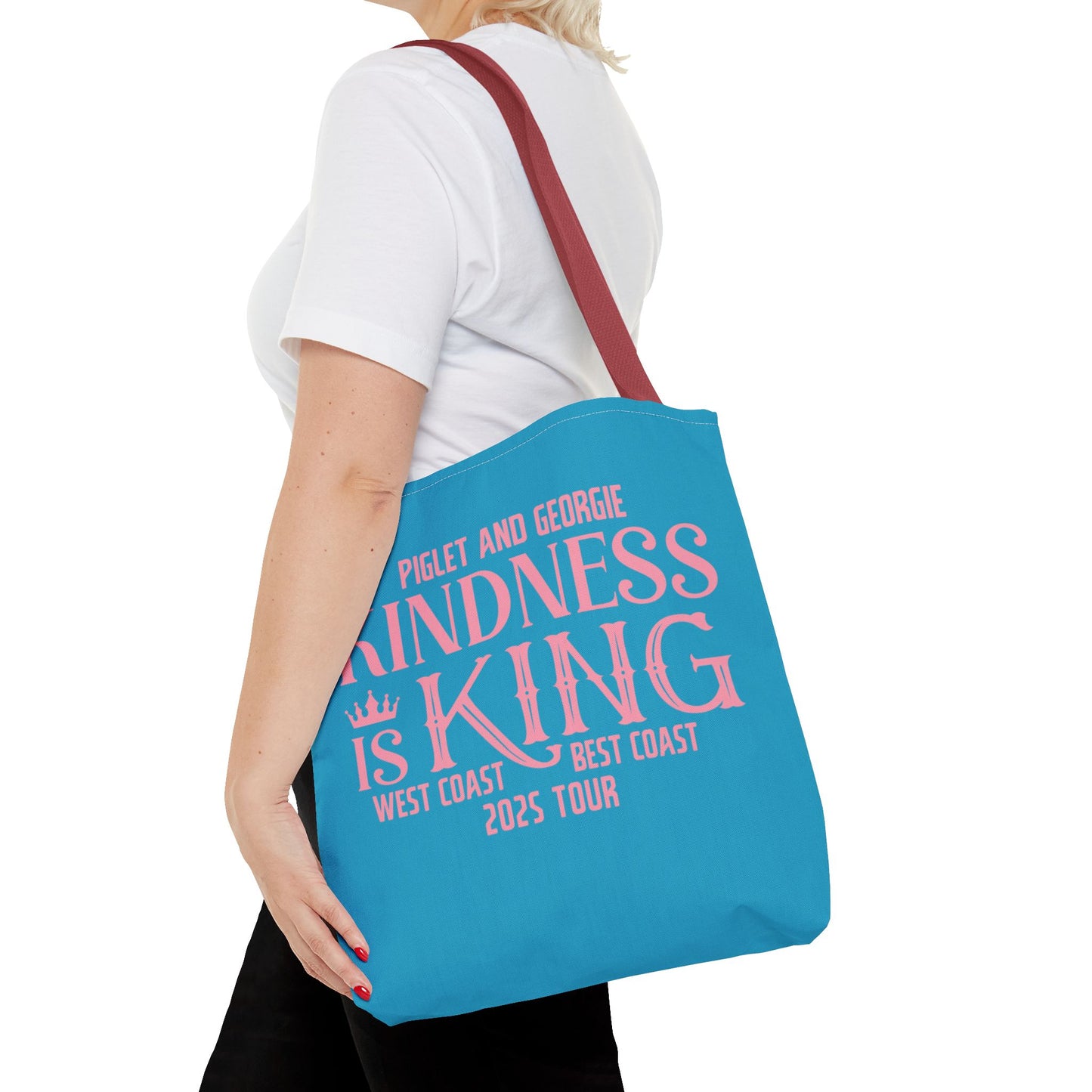 Piglet West Coast Tour tote bag with Bonus Keep on Walking Design