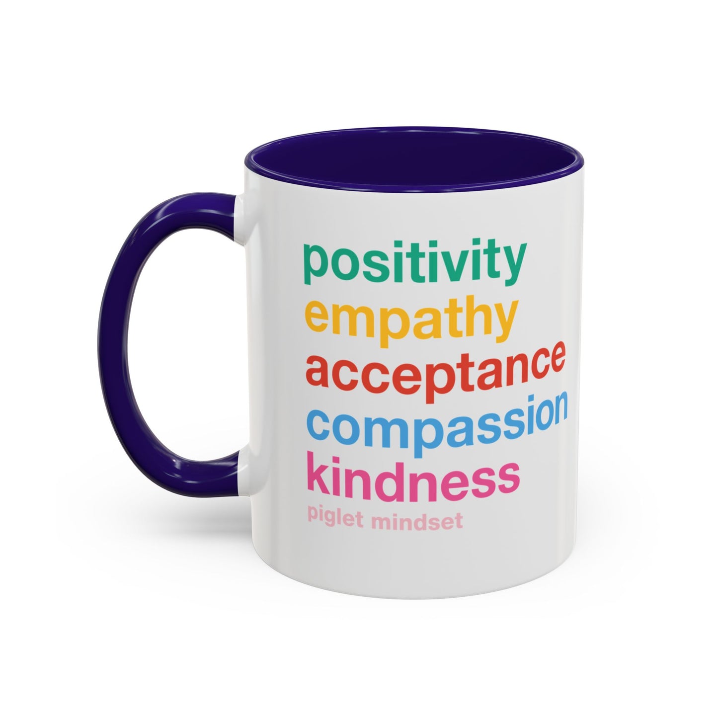 Colorful Piglet the Dog Portrait Mug (11oz & 15oz) — Vibrant Canine Art Coffee Cup