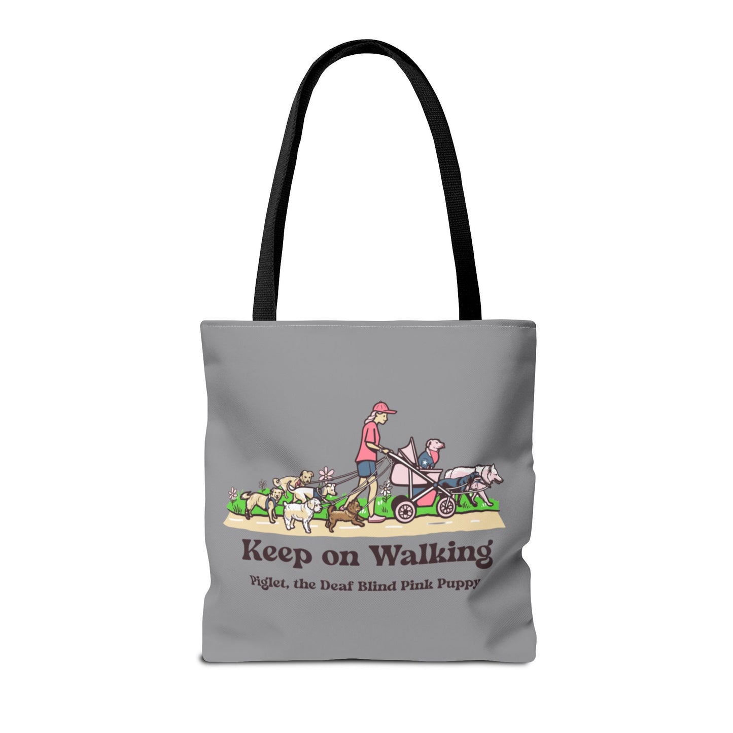 Copy of Piglet West Coast Tour tote bag with Bonus Keep on Walking Design