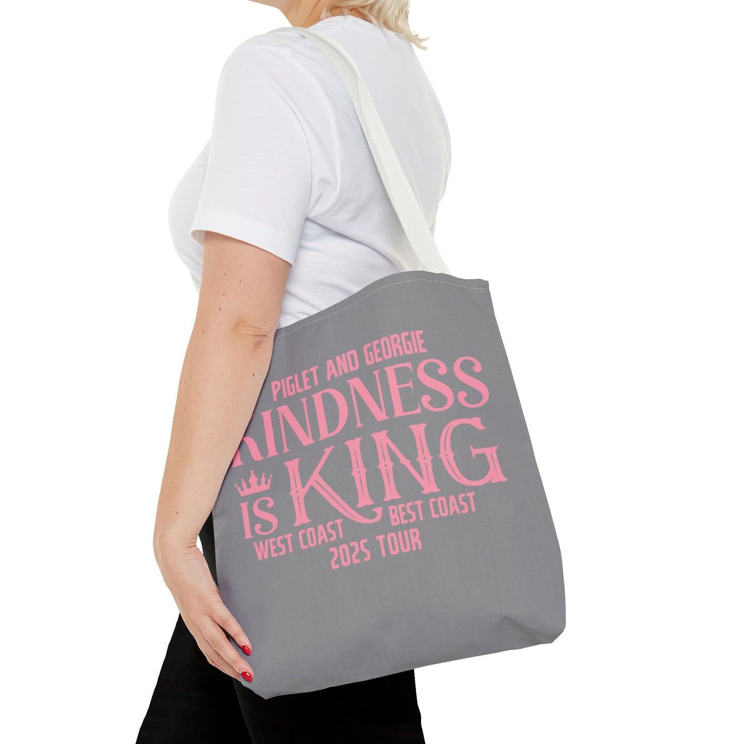 Copy of Piglet West Coast Tour tote bag with Bonus Keep on Walking Design