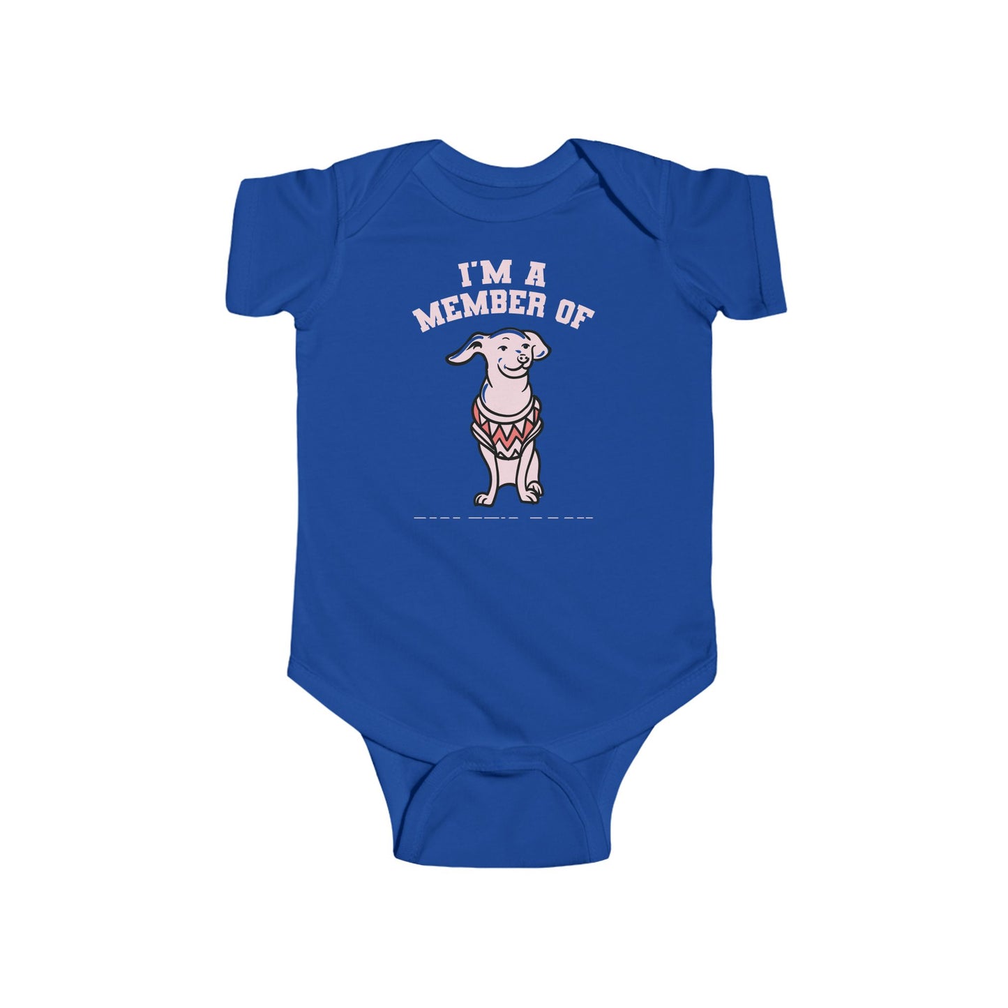 I'm a Member of Piglet's Pack Infant Fine Jersey Bodysuit