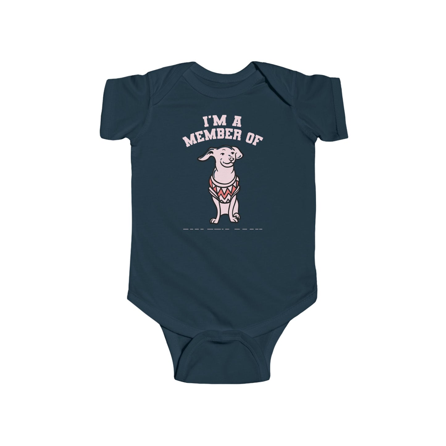 I'm a Member of Piglet's Pack Infant Fine Jersey Bodysuit