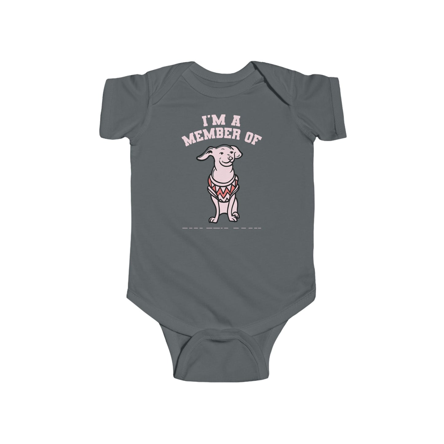 I'm a Member of Piglet's Pack Infant Fine Jersey Bodysuit