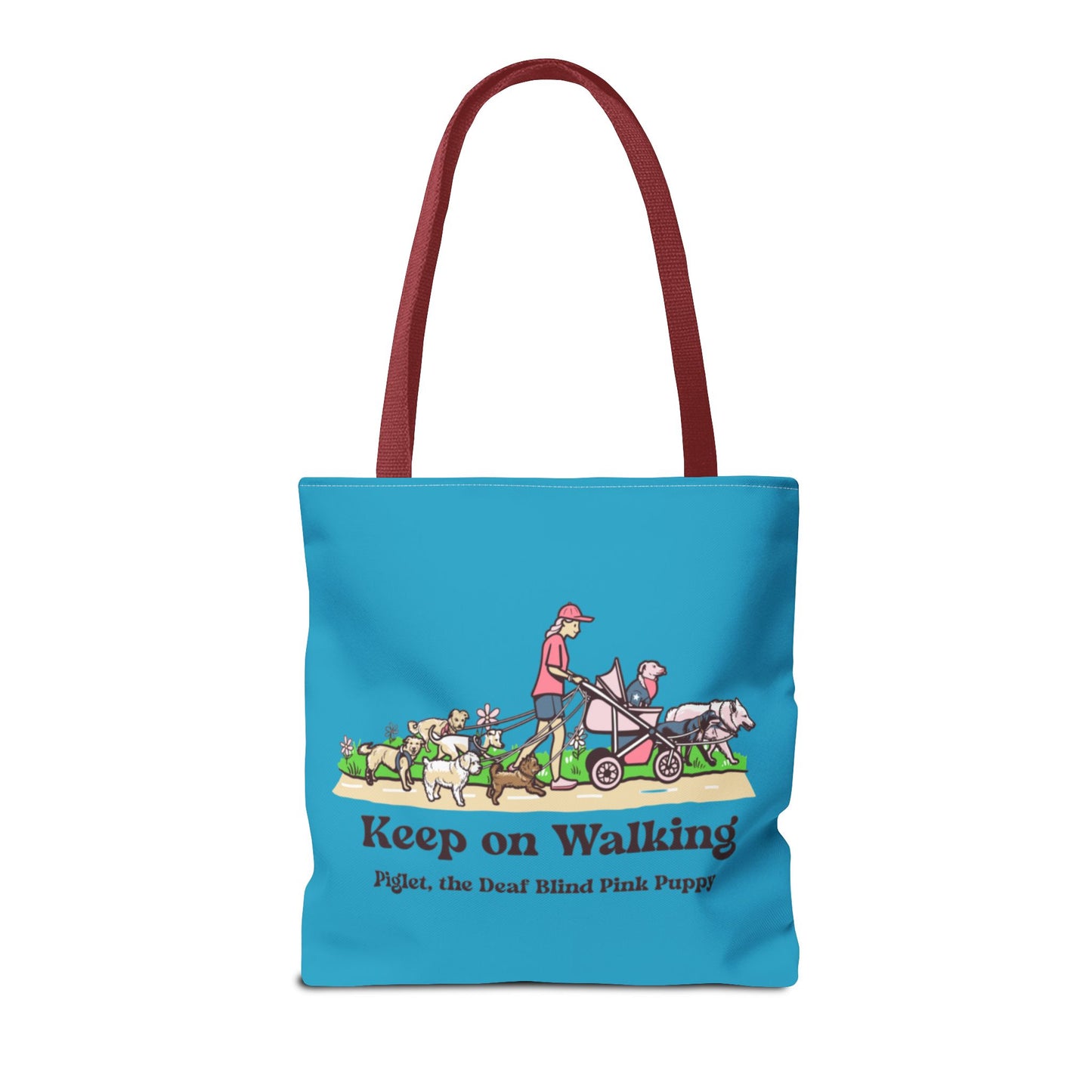 Piglet West Coast Tour tote bag with Bonus Keep on Walking Design