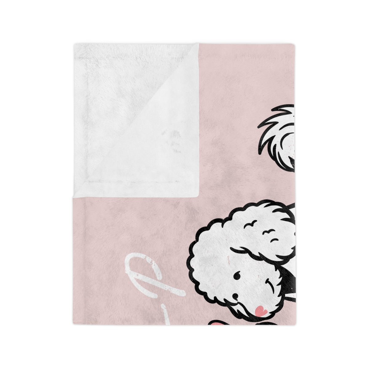 Ruby and Georgie 'Boo-P' Ghost Dogs Microfiber Throw