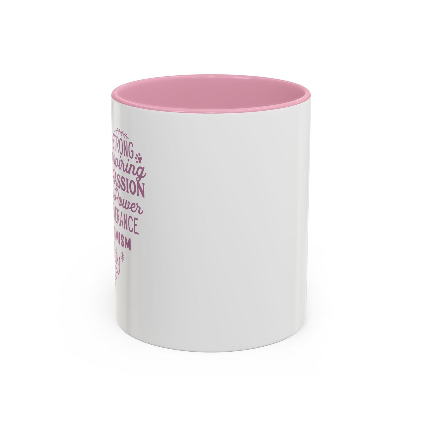 Inspirational Piglet Mindset Heart Mug — Encouraging Words Coffee Cup (11oz & 15oz)