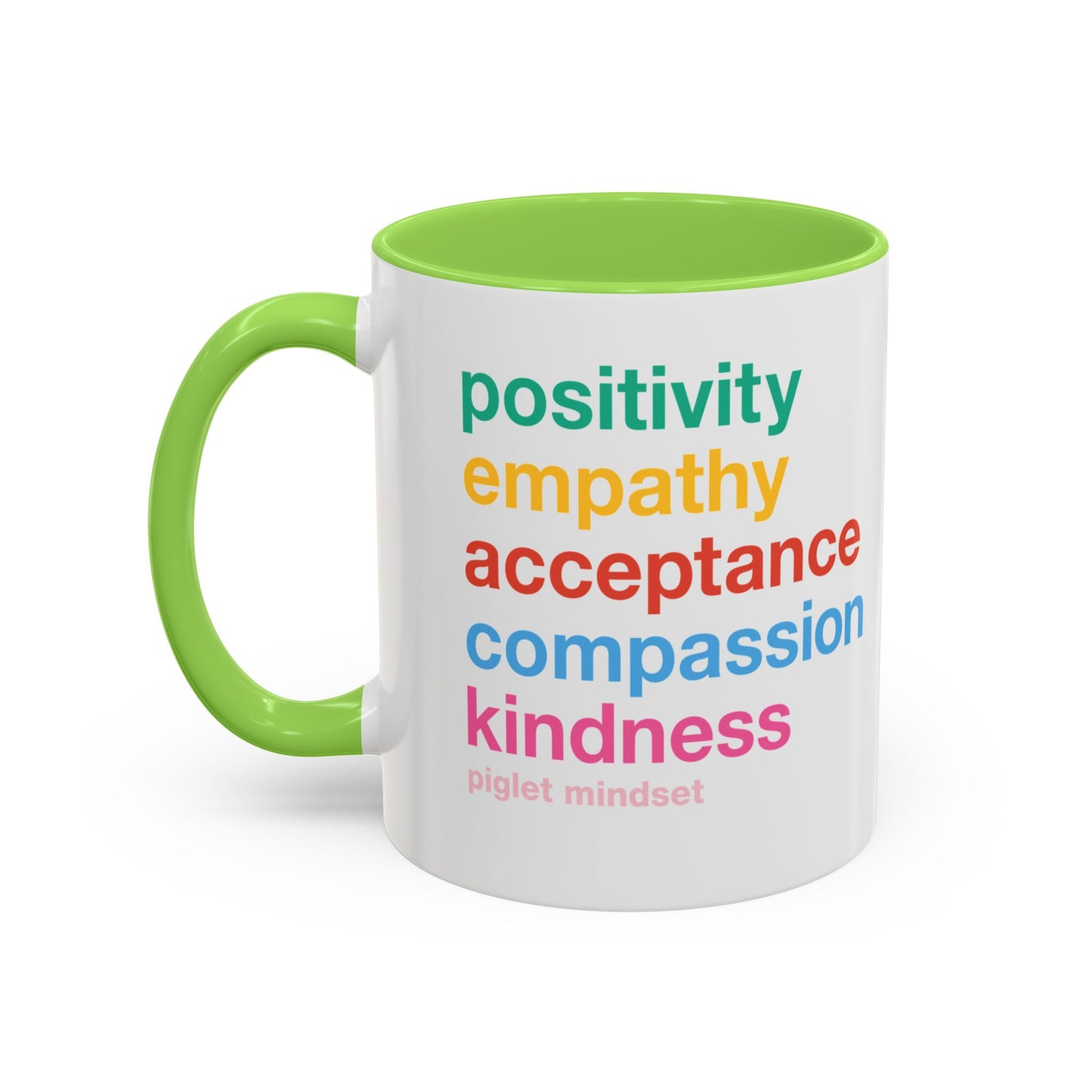 Colorful Piglet the Dog Portrait Mug (11oz & 15oz) — Vibrant Canine Art Coffee Cup