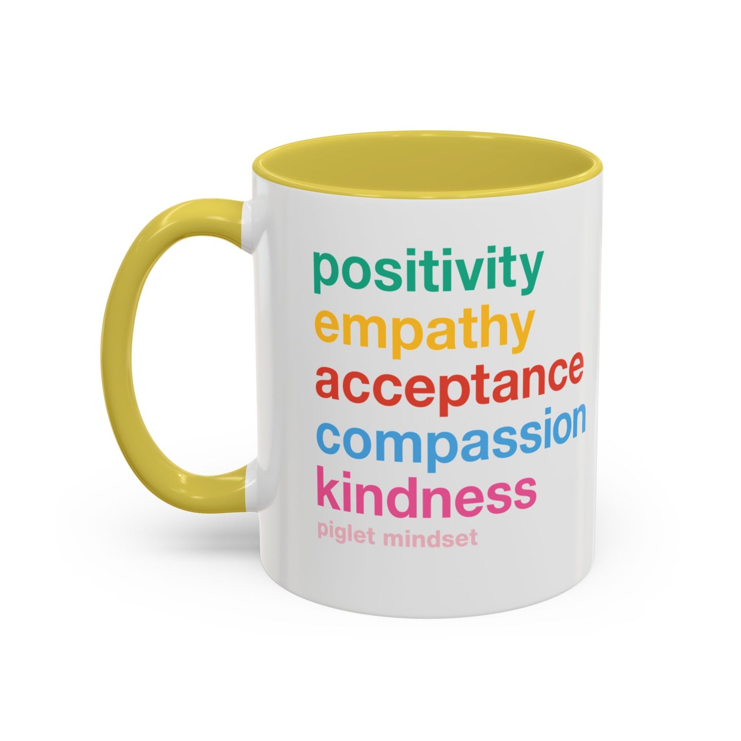 Colorful Piglet the Dog Portrait Mug (11oz & 15oz) — Vibrant Canine Art Coffee Cup
